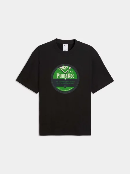 Футболка PUMA Graphic Tee комбінований верх чорний