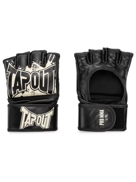 Tapout Rokavice s kratkimi prsti MmaProFight svetlo bež črna