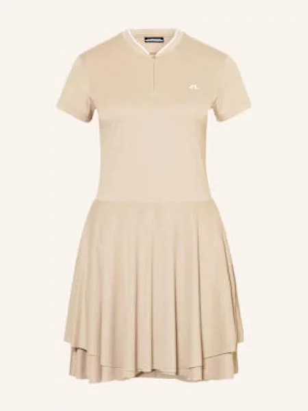 J.Lindeberg Sukienka Golfowa braun beżowa