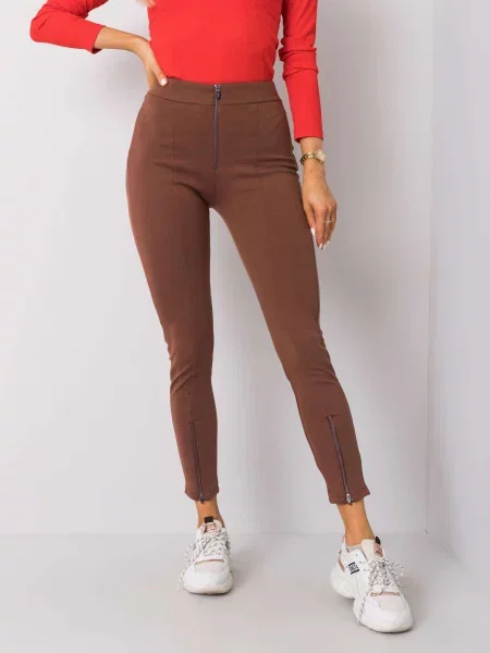 Pantaloni Fashionhunters maro