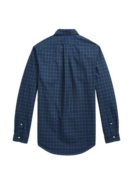 Tricou polo Polo Ralph Lauren cu glugă cu blană cu broderie roșu