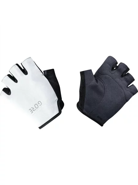 Krótkie rękawiczki Gore Wear C3 czarno-biało-szare XXL czarne
