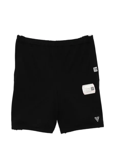 Pantaloni scurți Maison Mihara Yasuhiro cu broderie negru