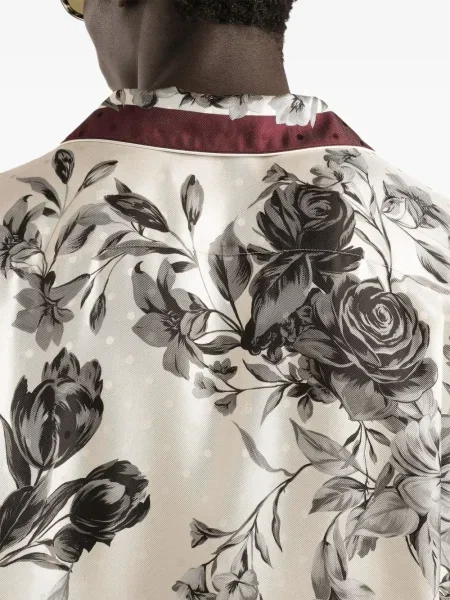 Cămașă Dolce & Gabbana cu model floral cu imagine