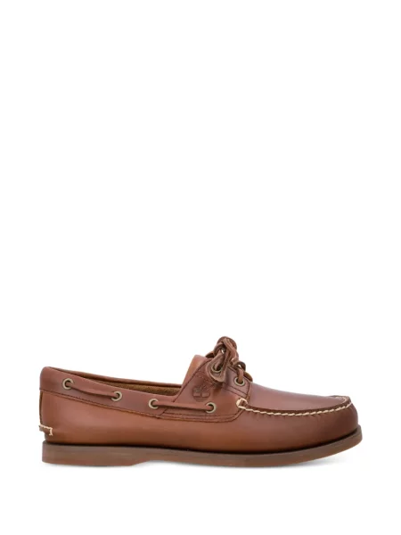 Δερμάτινα sneakers Timberland καφέ