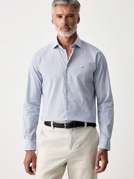 Tommy Hilfiger cămașă pentru bărbați din cu albastru