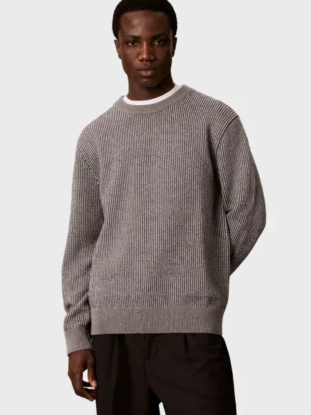 Вовняний светр Calvin Klein сірий