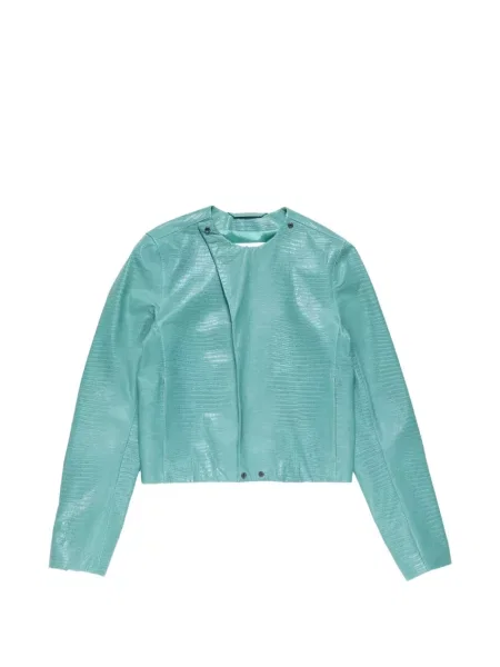 Geanta de piele Acne Studios albastru