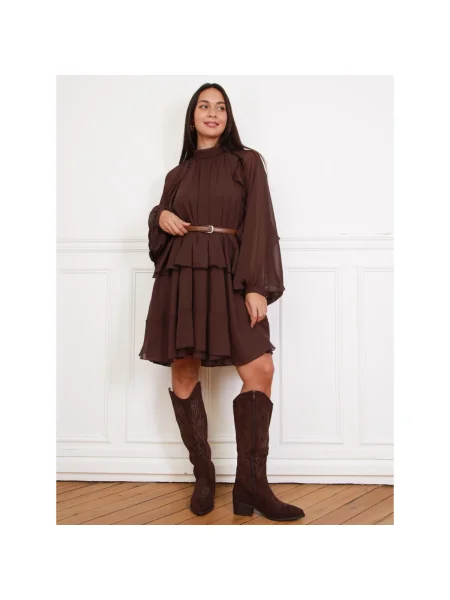Rochie La Modeuse maro