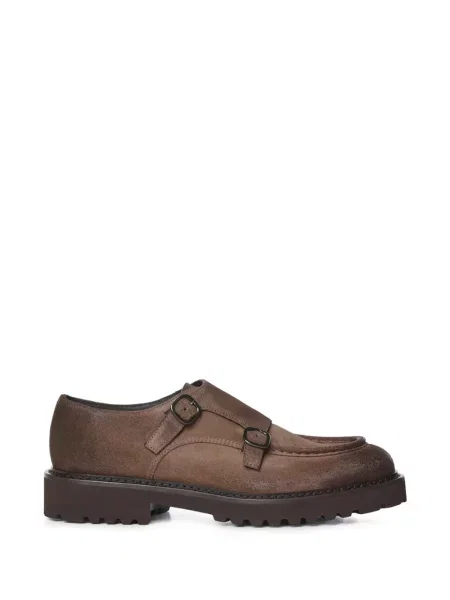 Pantofi monk Doucal's cu bretele maro