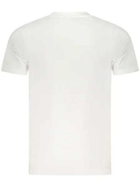 Tricou Cavalli Class scurt alb