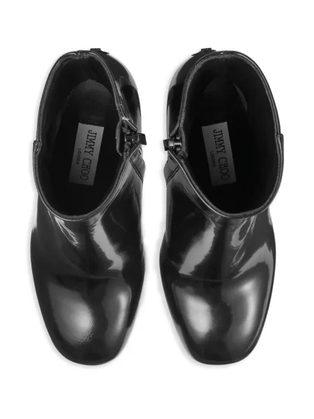 Cizme scurte Jimmy Choo cu platformă negru