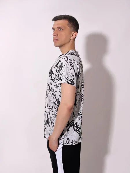 Футболка Beki серая