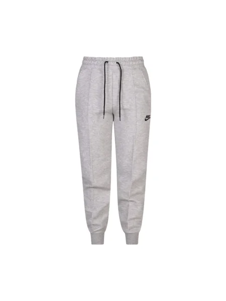 Talie medie pantaloni de jogging Nike din fleece alb