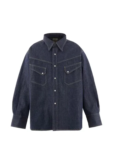 Cămașă din denim Saint Mxxxxxx albastru