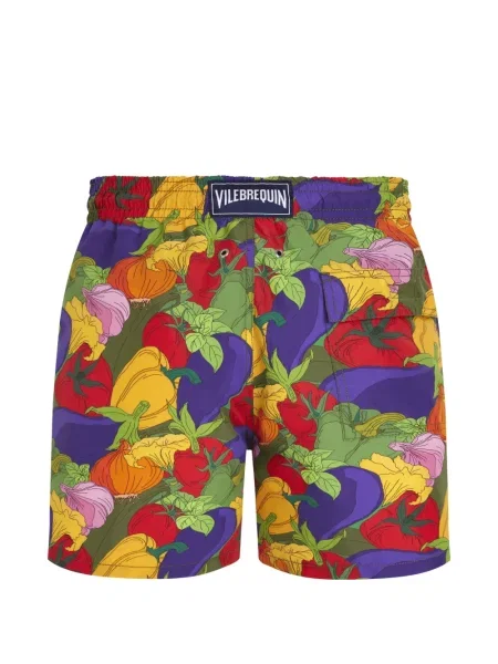 Slip de baie Vilebrequin cu imagine cu cordon verde