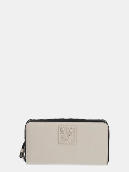 Armani Exchange portofel roz bej