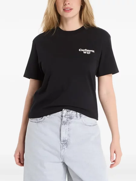 Majica Carhartt Wip s printom crna