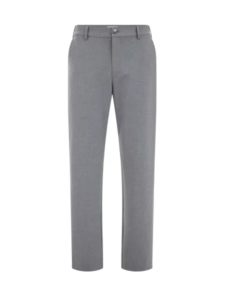 WE Fashion Pantaloni fumuriu albastru