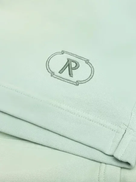 Pantaloni scurți Represent cu broderie verde