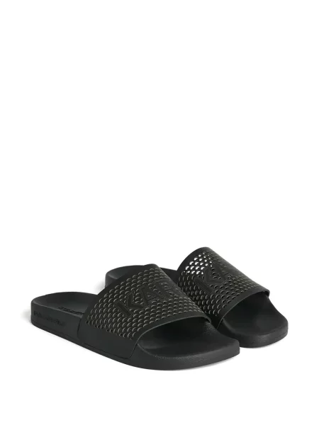 Papuci Karl Lagerfeld din piele negru