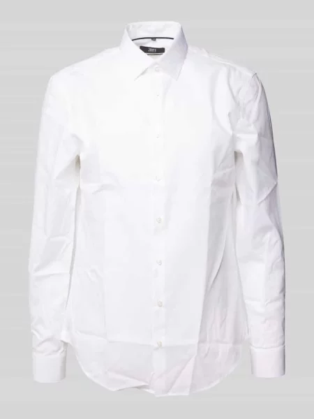 Koszula biznesowa o kroju slim fit z popeliny Jake*s biała
