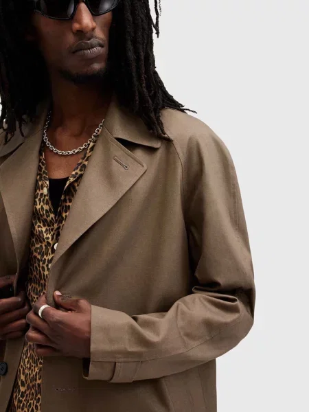 Пальто AllSaints MONTELL перехідне коричневий