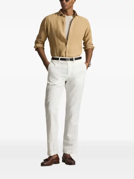 Czapka z daszkiem Polo Ralph Lauren w kratkę z twillu biznesowa niebieska