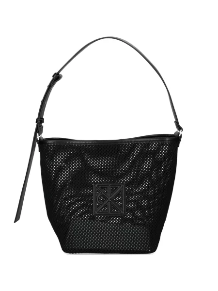 Geantă de mână Calvin Klein cu autograf negru