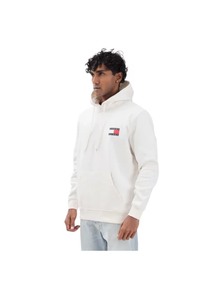 Bluza z kapturem Tommy Jeans biała