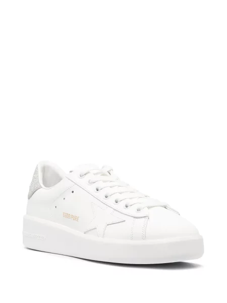 Kožené tenisky Golden Goose bílé