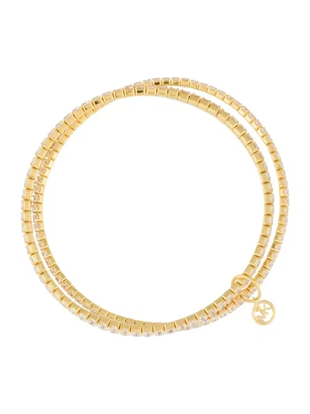 MICHAEL Michael Kors Náramok BRILLIANCE / priehľadná zlatá
