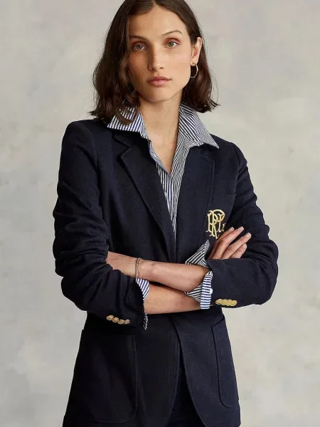 Polo Ralph Lauren Blejzer Active námornícka / zlatá žltá modrá