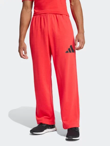 ADIDAS SPORTSWEAR Sportovní kalhoty Essentials červená černá