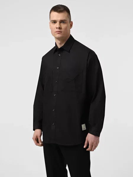 Сорочка Emporio Armani Sustainable чорний