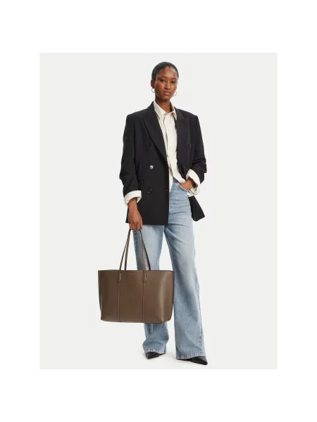 Tory Burch Ročna torba Perry Tote rjava