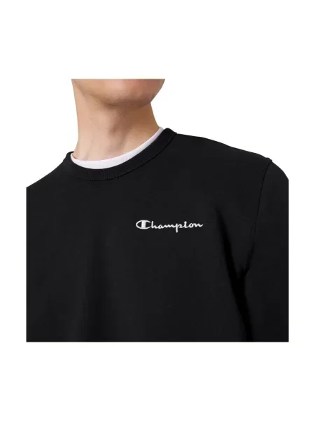 Hanorac crewneck Champion negru