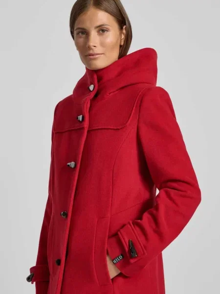 Kurtka z domieszką kaszmiru model ‘STEFFI’ Milo Coats czerwona