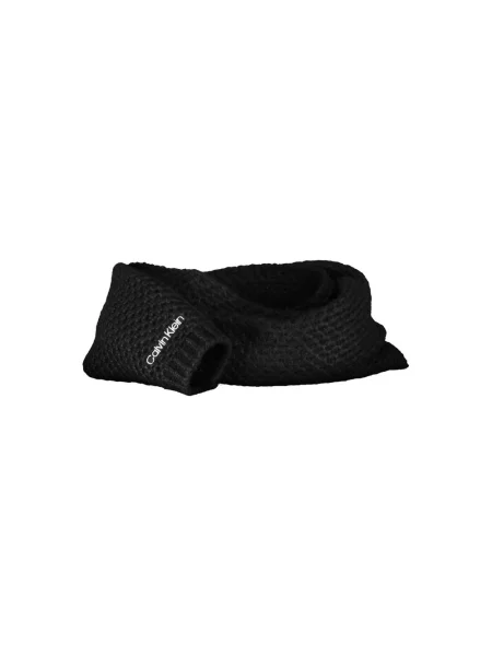 Szal Calvin Klein z alpaki czarna