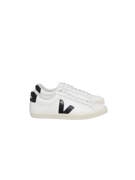 Buty męskie VEJA Esplar Logo Leather white/black białe