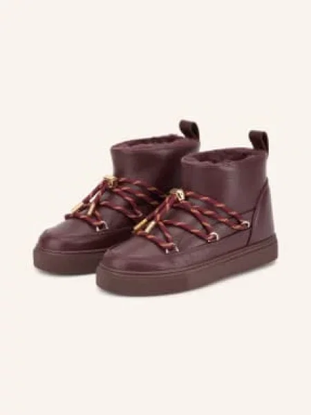 Inuikii Botki Full Leather Gloss rot