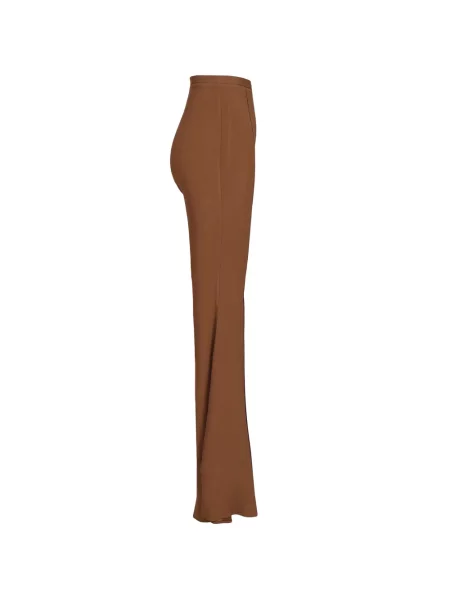 Pantaloni Taller Marmo evazate maro