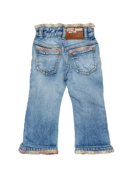 Jeansy dziecięce Dsquared2 niebieskie