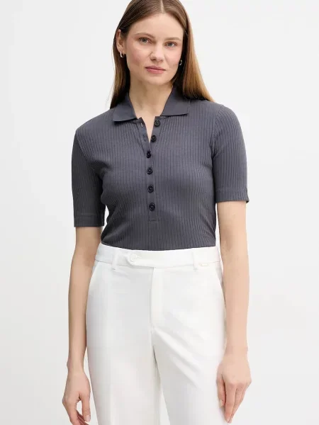 Marc O'Polo tricou polo gri