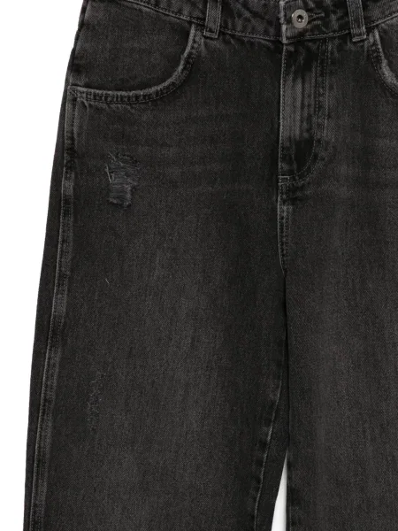 Jeansy dziecięce Emporio Armani czarne