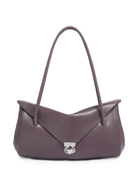 Geantă Marni din piele violet