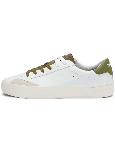 Pantofi Sun68 din piele alb