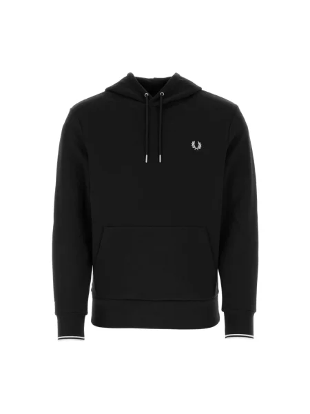 Bluza FRED PERRY Tipped Hooded Sweatshirt Black M czarna