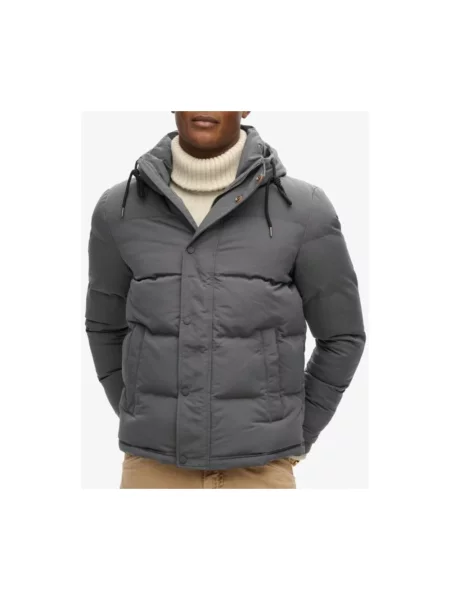 Kurtka Superdry z kapturem szara