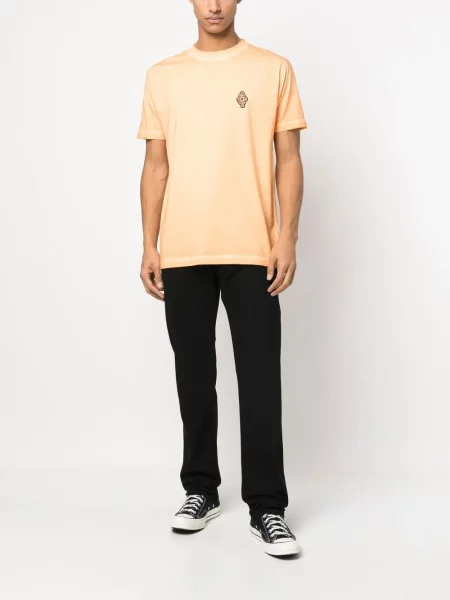 Trumpas marškinėliai Marcelo Burlon County Of Milan oranžinė